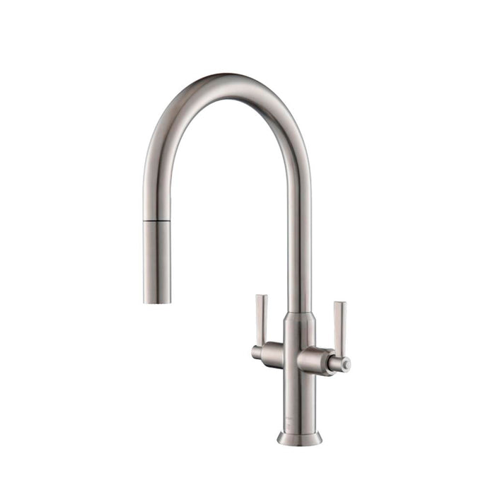 K.1800 Kitchen Faucet - Single Hole - " Stainless Steel/Stainless Steel