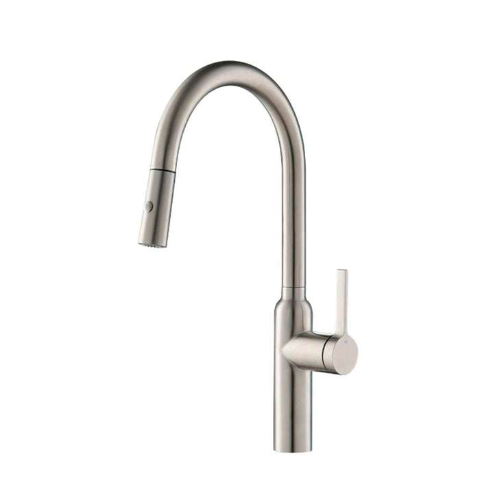 Ziel Kitchen Faucet - Single Hole - 18" Stainless Steel/Stainless Steel