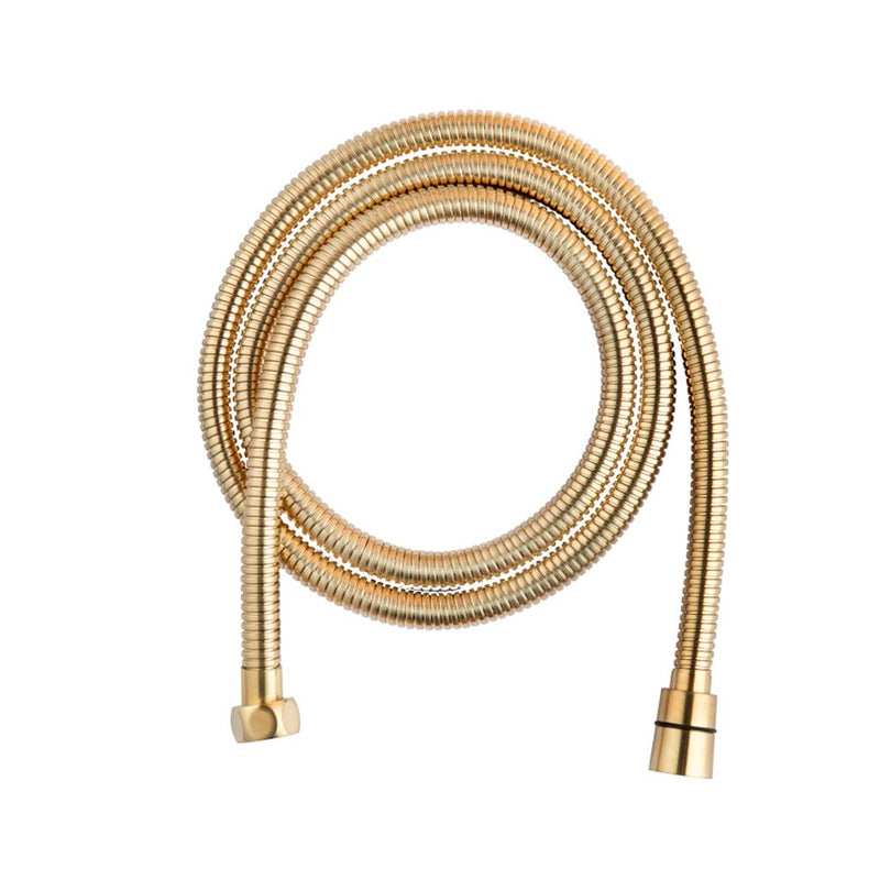 Serie 196 2 Way Thermostatic Trim Complete Shower Set - Wall Mount - 6" Brass/Satin Brass