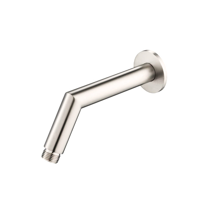 Universal Shower Arm - Wall Mount - 7" Brass/Polished Nickel