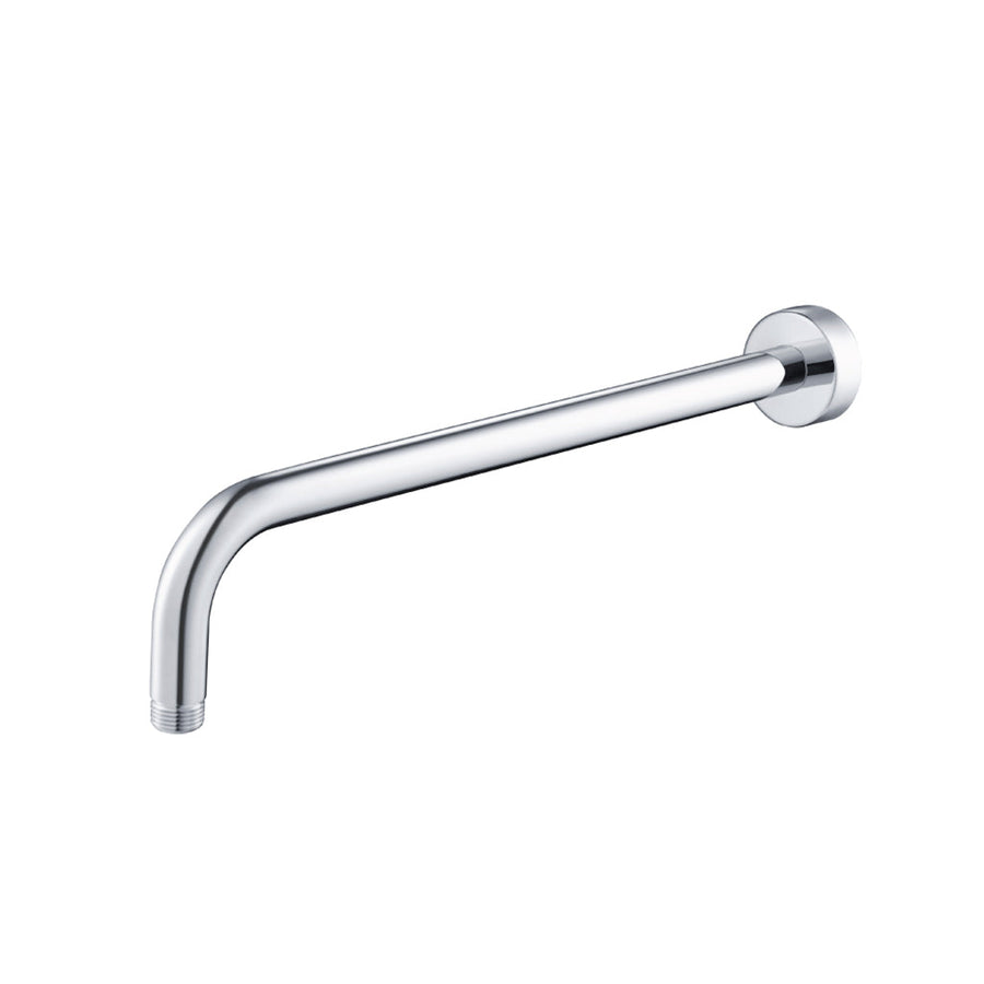 Universal Round Shower Arm - Wall Mount - 16" Brass/Polished Chrome