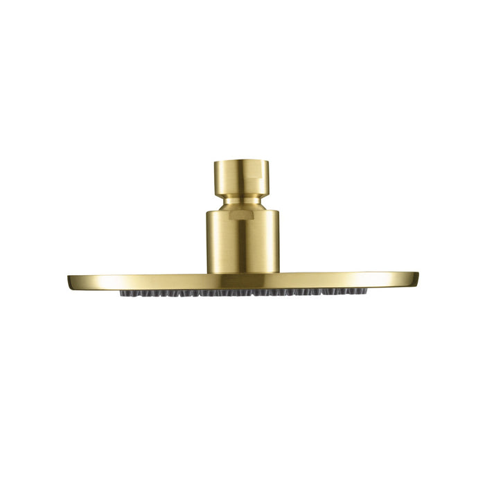 Universal Shower Head - Wall Mount - 6" Brass/Satin Brass