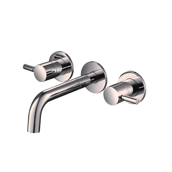 Serie 100 Tub Faucet - Widespread - 9" Brass/Brushed Nickel