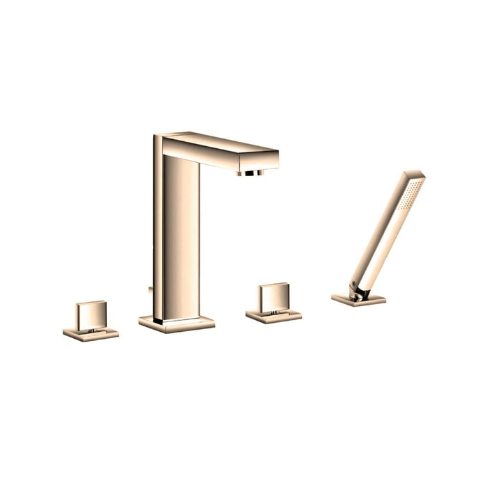 Serie 160 Tub Faucet - Widespread - 7" Brass/Polished Nickel
