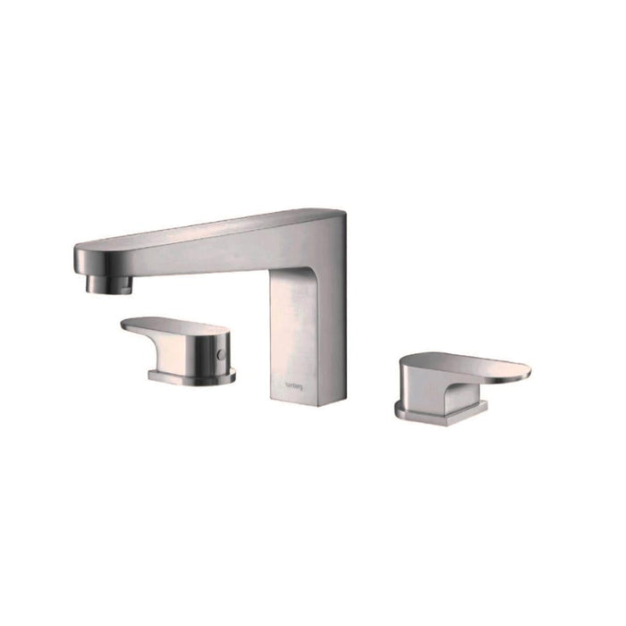 Serie 180 Tub Faucet - Widespread - 8" Brass/Brushed Nickel