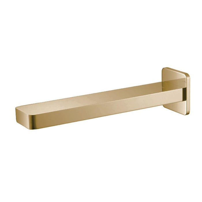 Serie 196 Tub Faucet - Wall Mount - 8" Brass/Satin Brass