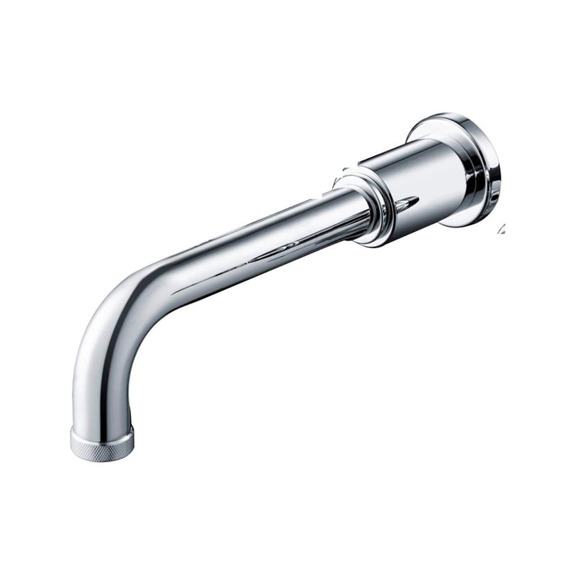 Serie 250 Non Diverting Tub Spout - Wall Mount - 10" Brass/Polished Chrome