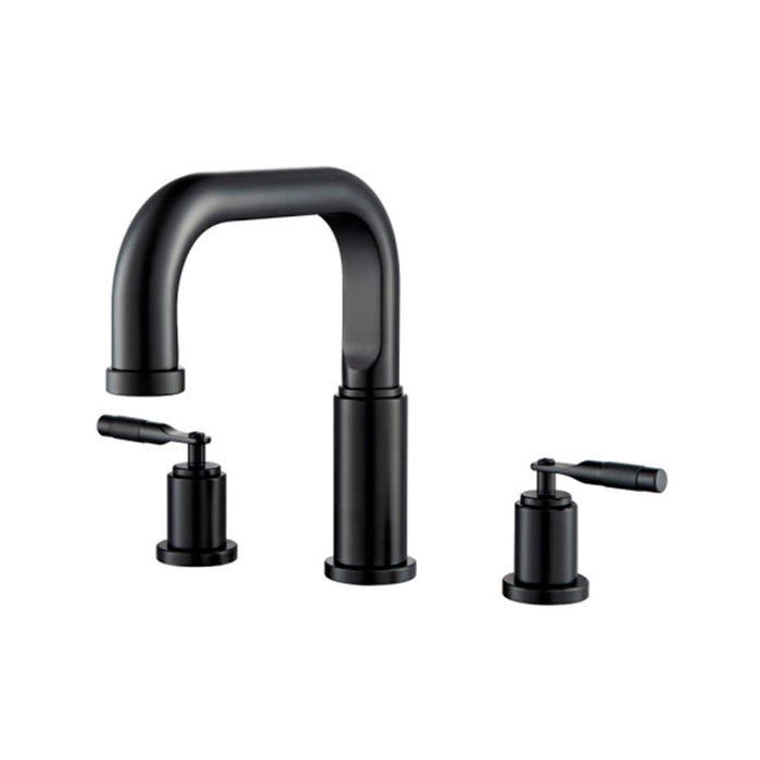 Serie 250 Tub Faucet - Widespread - 20" Brass/Matt Black
