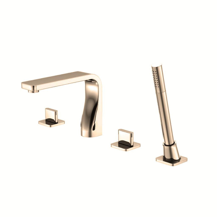Serie 260 Tub Faucet - Widespread - 9" Brass/Polished Nickel