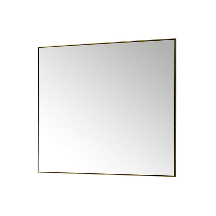 Rohe Square Vanity Mirror - Wall Mount - 48" Brass/Glass/Champagne Brass
