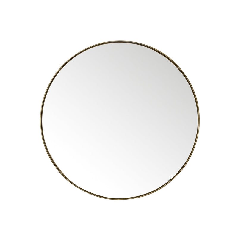 Rohe Round Vanity Mirror - Wall Mount - 30" Brass/Glass/Champagne Brass