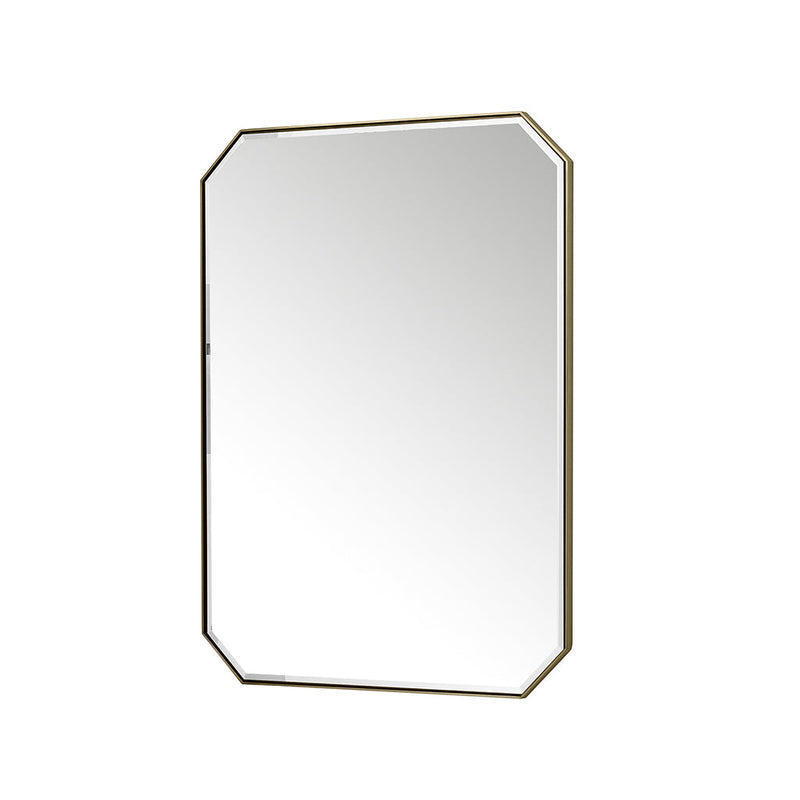 Rohe Octagonal Vanity Mirror - Wall Mount - 30" Brass/Glass/Champagne Brass