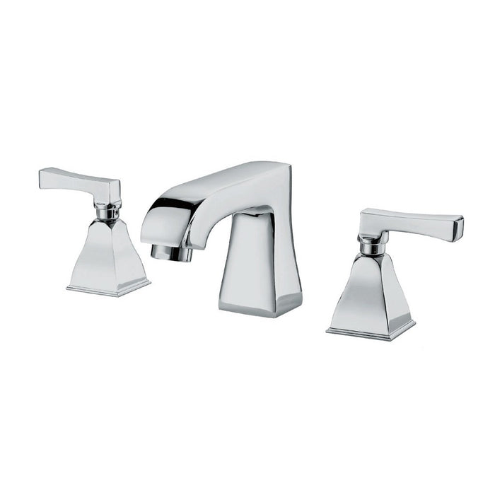 Mimic Bathroom Faucet - Widespread - 4" Brass/Polished Chrome