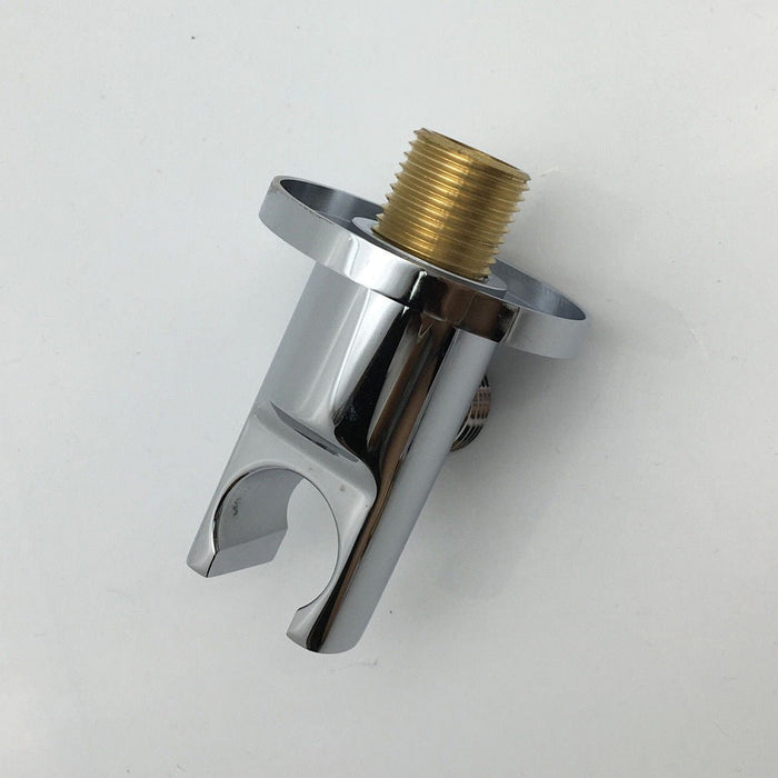 Smart Hand Shower Holder Connector - Wall Mount - 2" Brass/Polished Chrome