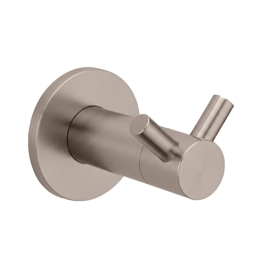 Metro Double Hook - Wall Mount - 2" Stainless Steel/Brushed Nickel