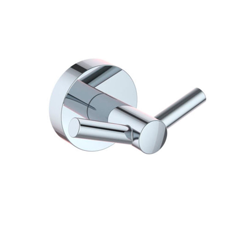 Metro Double Hook - Wall Mount - 2" Stainless Steel/Polished Chrome