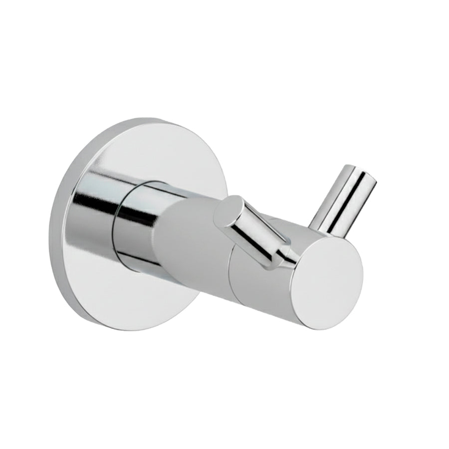 Metro Double Hook - Wall Mount - 2" Stainless Steel/Polished Chrome