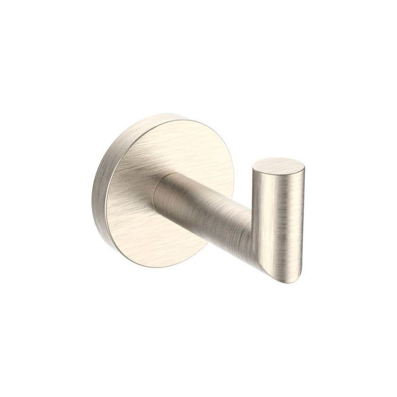 Soho Single Hook - Wall Mount - 3" Stainless Steel/Brushed Nickel