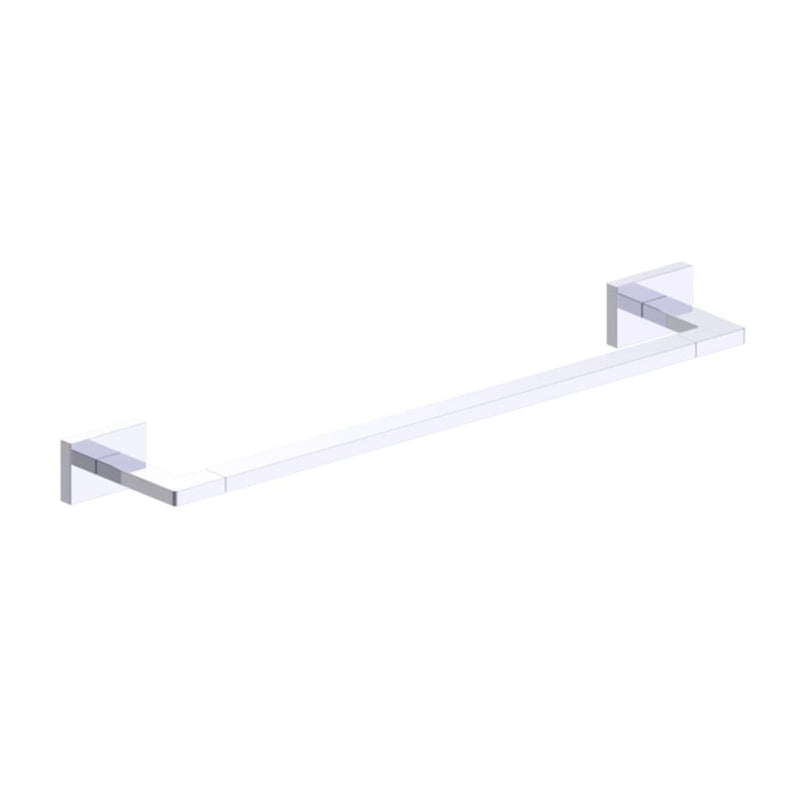 Devon Square Bathroom Accessories Set - Wall Mount - Brass/Polished Chrome