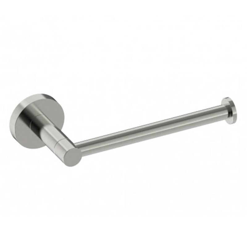 Metro Single Toilet Paper Holder - Wall Mount - 8" Brass/Brushed Nickel