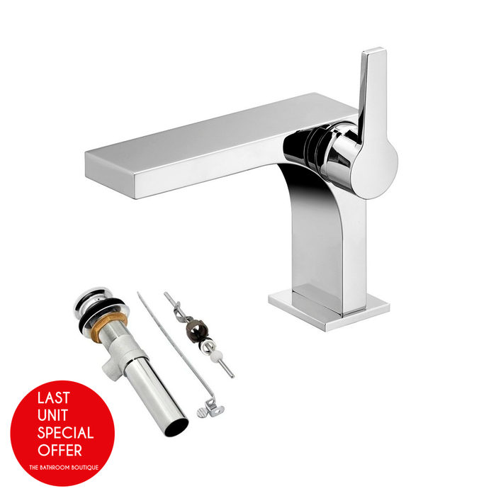 Edition 1 Bathroom Faucet - Single Hole - 5" Brass/Polished Chrome - Last Unit Special Offer