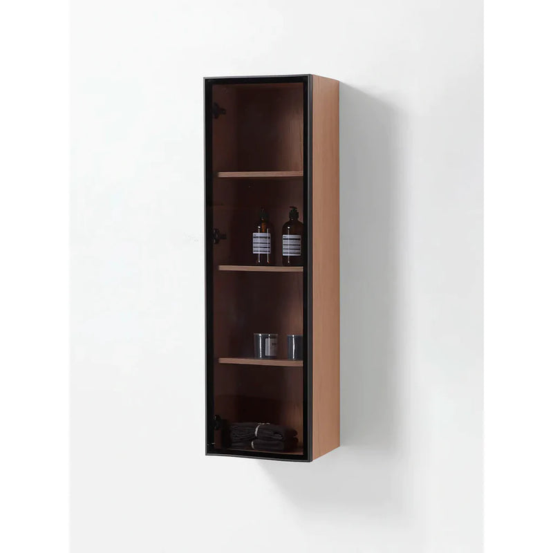 Luce Auxiliary Column - Wall Mount - 13" Wood/Whitewash Oak