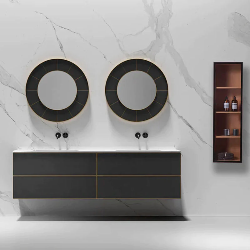 Luce Auxiliary Column - Wall Mount - 13" Wood/Whitewash Oak