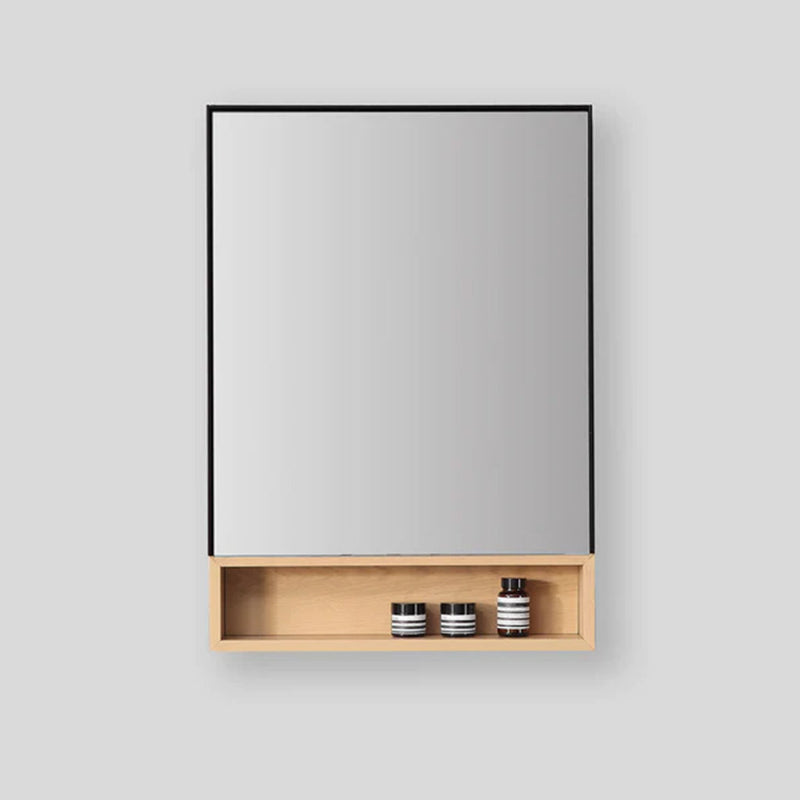 Bergen Medicine Cabinet - Wall Mount - 24" Wood/Glass/Whitewash Oak