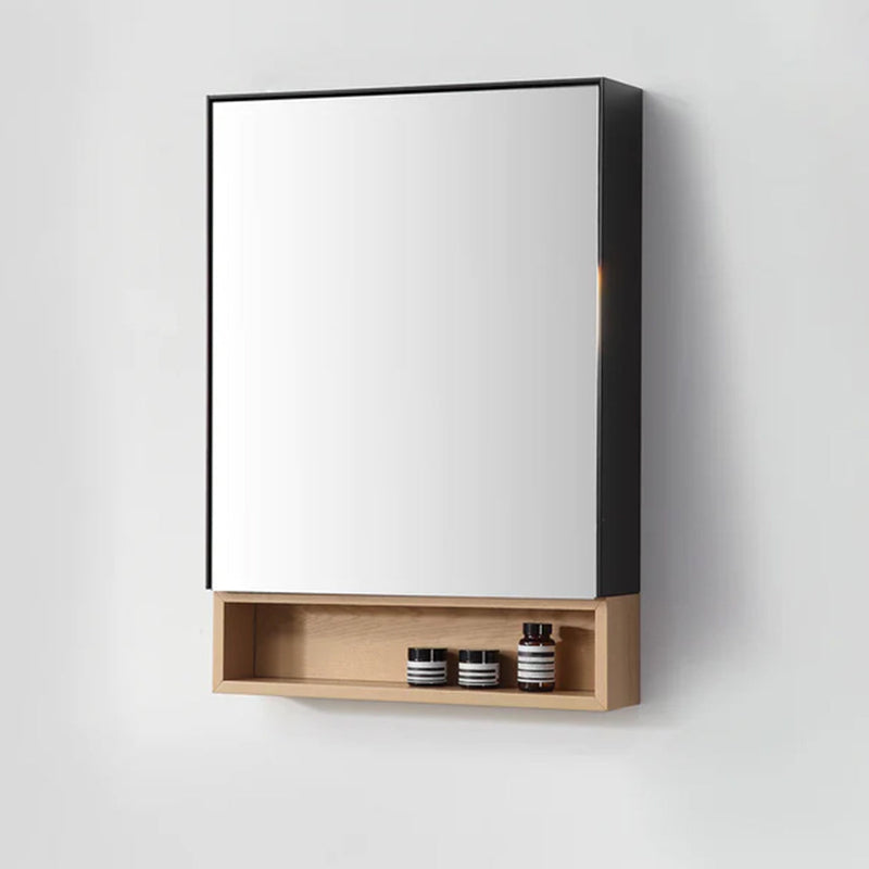 Bergen Medicine Cabinet - Wall Mount - 24" Wood/Glass/Whitewash Oak