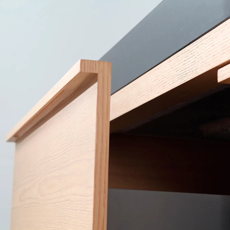 Bibury 2 Drawers Bathroom Vanity with Quartz Sink - Floor Mount - 60" Wood/Whitewash Oak