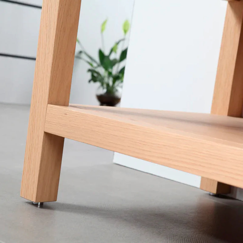 Bibury 2 Drawers Bathroom Vanity with Quartz Sink - Floor Mount - 60" Wood/Whitewash Oak