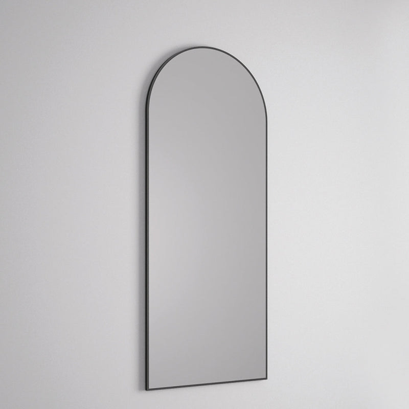 Arco Vanity Mirror - Wall Mount - 20" Aluminum/Matt Black