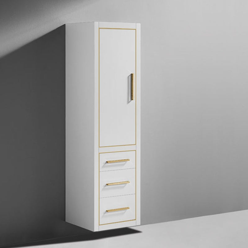 City Auxiliary Vanity - Wall Mount - 20" Wood/Matt White