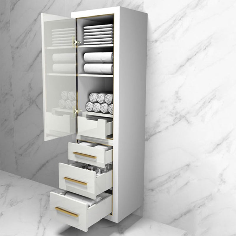 City Auxiliary Vanity - Wall Mount - 20" Wood/Matt White