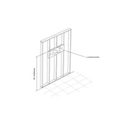 City Auxiliary Vanity - Wall Mount - 20" Wood/Matt White