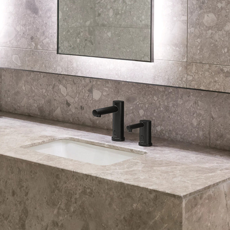 M-Power Free Sensor-Operated Bathroom Faucet - Single Hole - 6" Brass/Matt Black