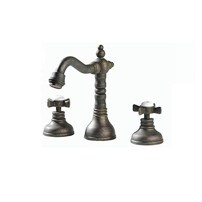 Gales Bathroom Faucet - Widespread - 8" Brass/Dark Brass - Last Unit Special Offer