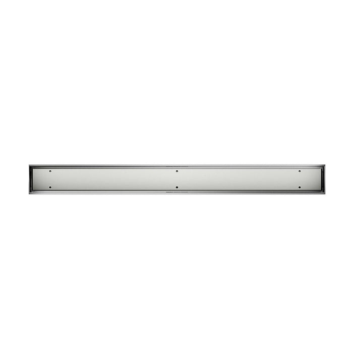 Mist (Tile-In) Adjustable Kit Lagos Linear Shower Drain (2" Outlet) - Floor Mount - 48" Stainless Steel/Satin