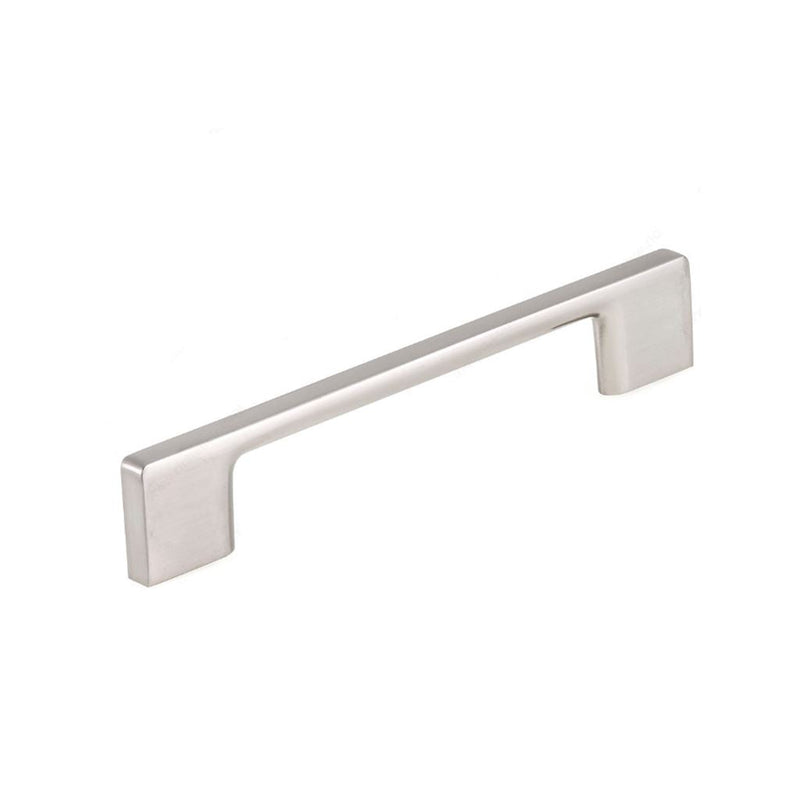 Zamak Cabinet Pull Handle - Cabinet Mount - 8" Brass/Brushed Nickel