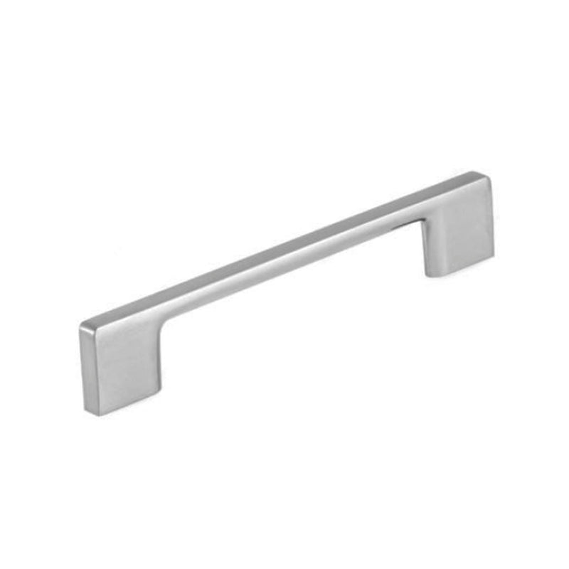 Zamak Cabinet Pull Handle - Cabinet Mount - 3" Brass/Polished Chrome