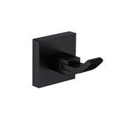 Line Single Hook - Wall Mount - 2" Brass/Matt Black