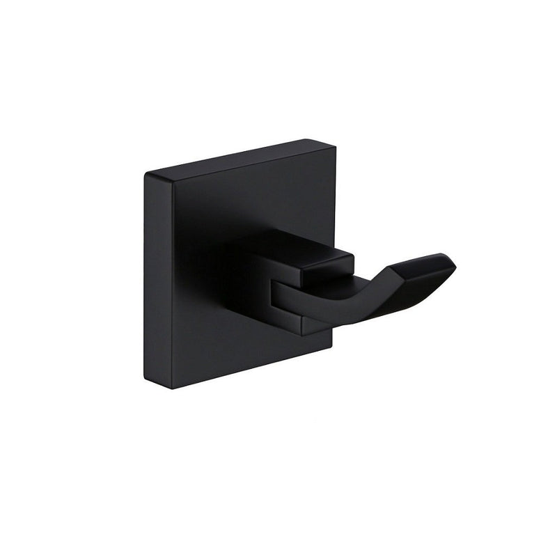 Line Single Hook - Wall Mount - 2" Brass/Matt Black