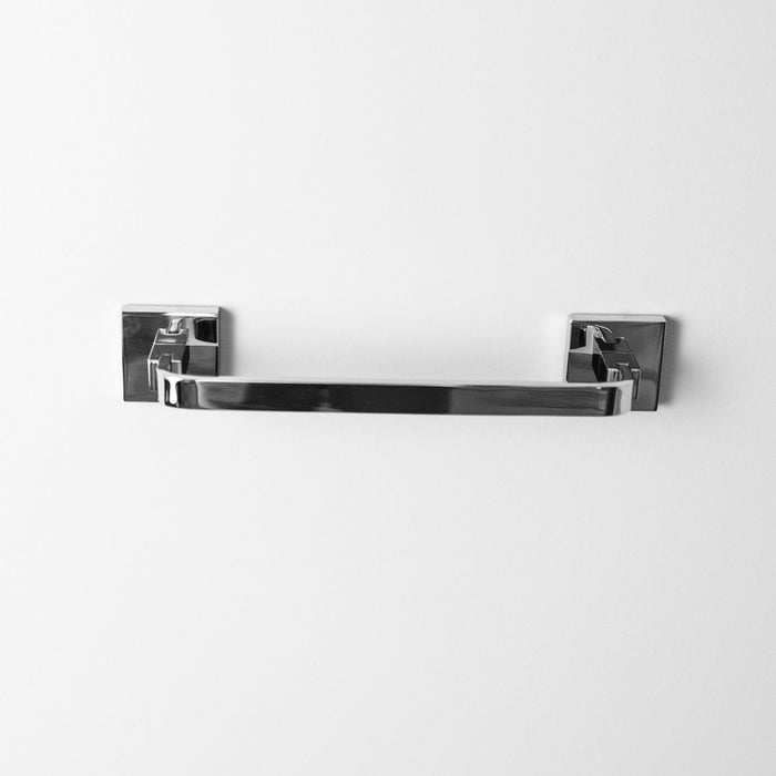 Line Single Towel Bar - Wall Mount - 12" Brass/Polished Chrome