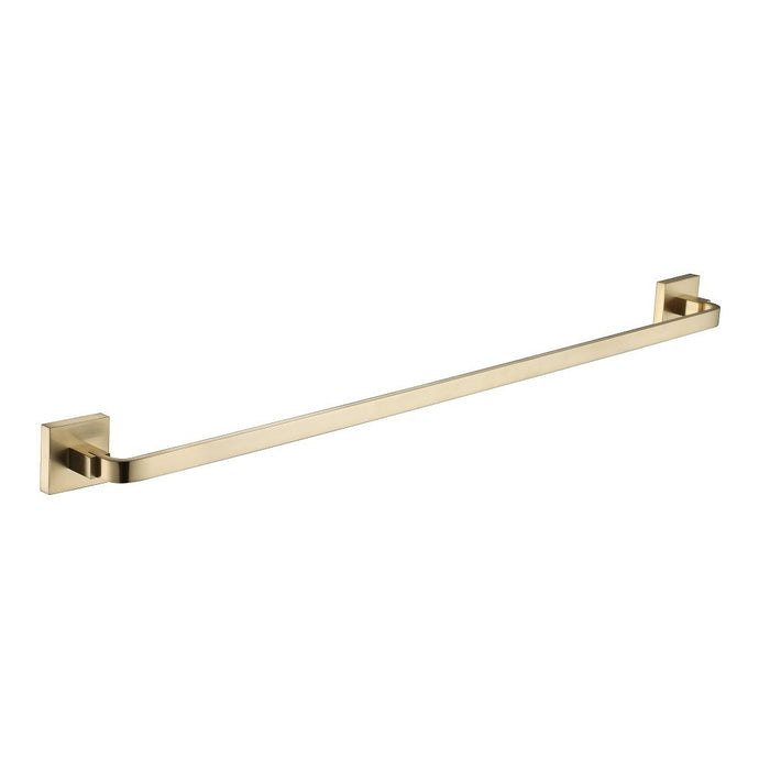 Line Single Towel Bar - Wall Mount - 30" Brass/Satin Brass