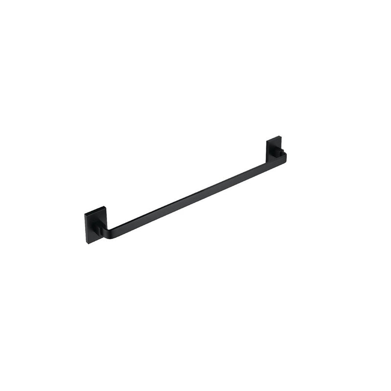 Line Single Towel Bar - Wall Mount - 12" Brass/Matt Black