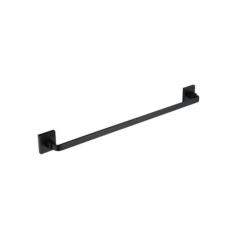 Line Single Towel Bar - Wall Mount - 24" Brass/Matt Black