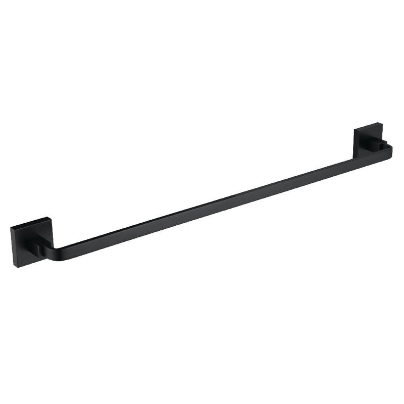 Line Single Towel Bar - Wall Mount - 30" Brass/Matt Black
