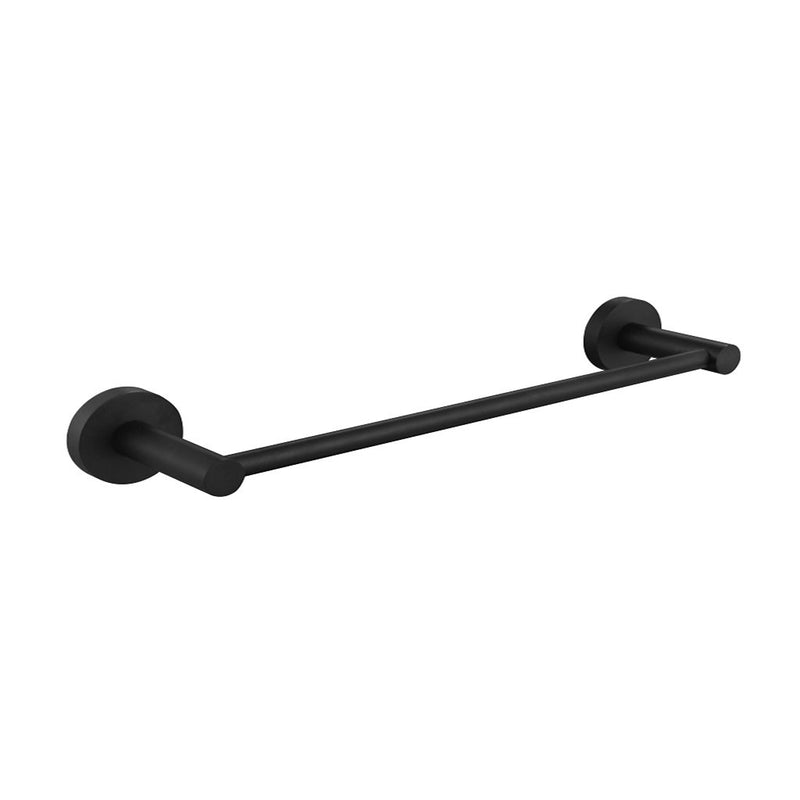 Metro Single Towel Bar - Wall Mount - 24" Brass/Matt Black