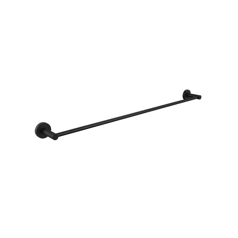 Metro Single Towel Bar - Wall Mount - 30" Brass/Matt Black