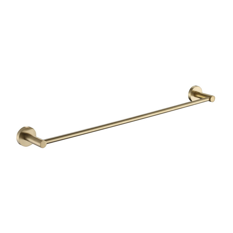 Metro Single Towel Bar - Wall Mount - 24" Brass/Satin Brass